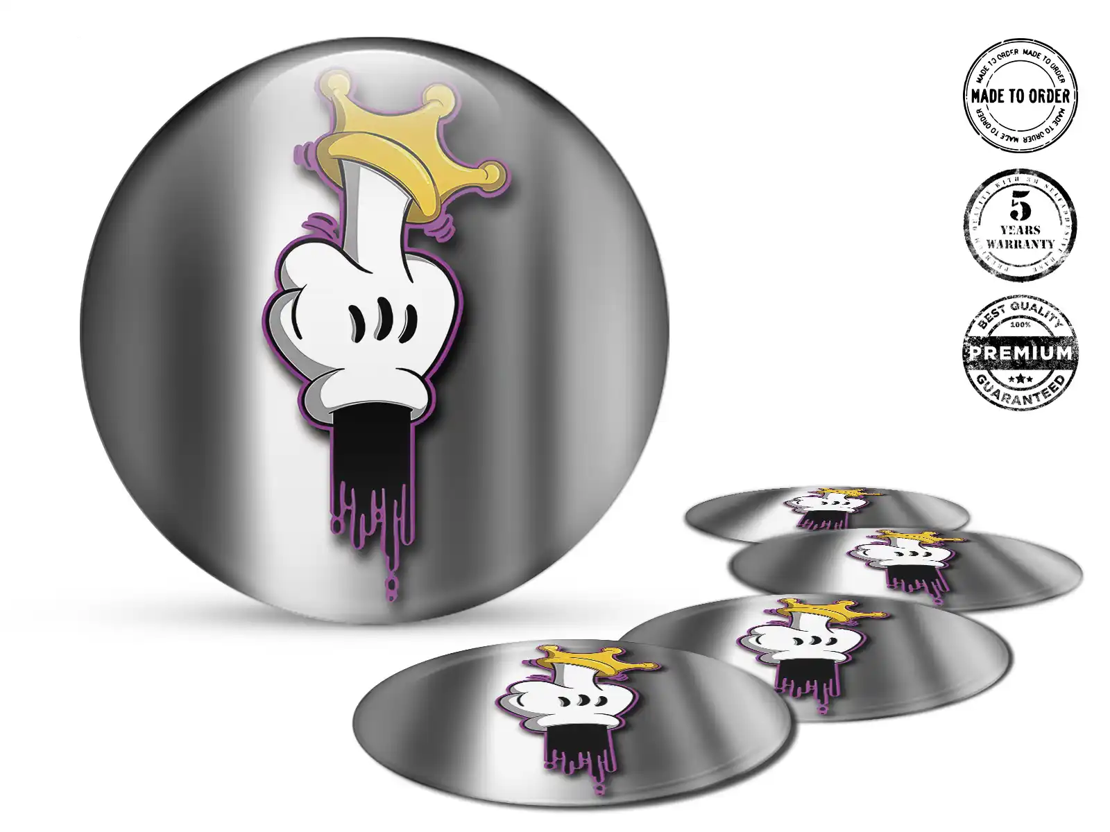 Wheel rim decal Drift Style High-End Luxury Labels